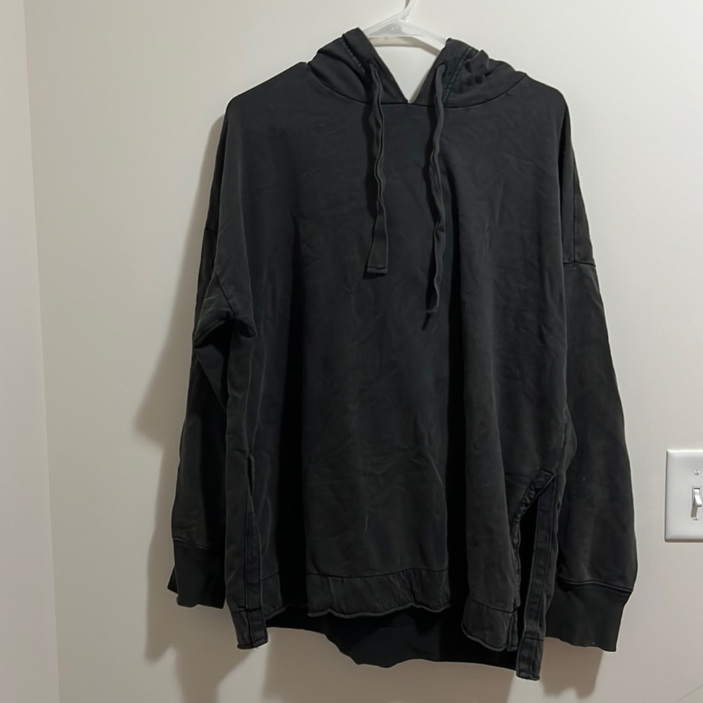 COPY - AE Aerie Sunwashed Desert Hoodie Black